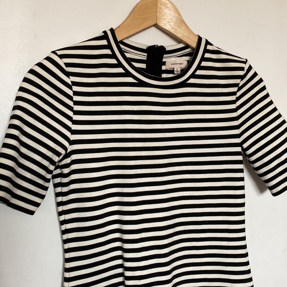 Sunday Best Black & White Stripe dress size 6 - Picture 1 of 6